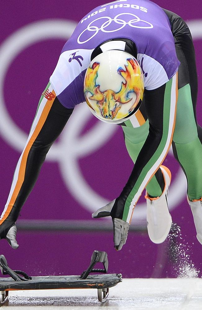 Sochi’s skeleton racers unleash their individuality with amazing helmet ...