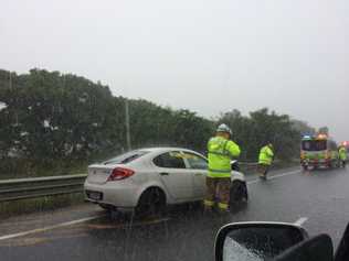 Crash on the Warrego Highway