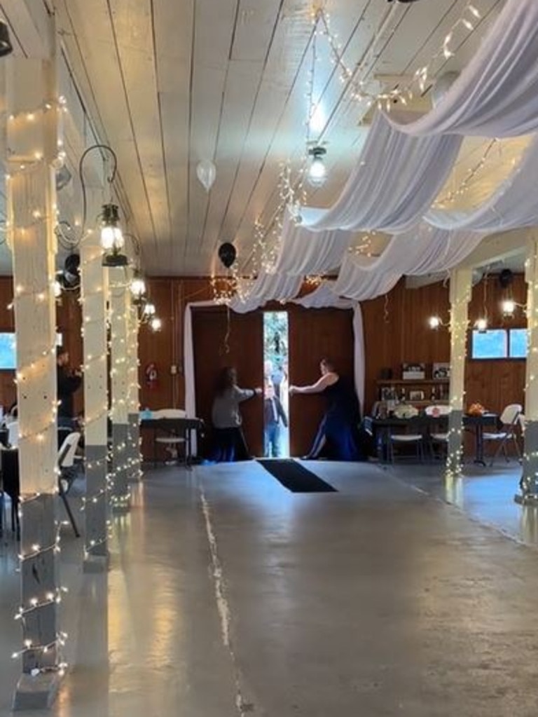 A bride was left heartbroken after entering an empty venue and realising most of her guests failed to show up. Picture: TikTok