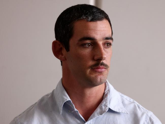 ADELAIDE, AUSTRALIA - AUGUST 26: Adelaide Crows forward Taylor Walker speaks to the media during a press conference at West Lakes on August 26, 2021 in Adelaide, Australia. (Photo by Daniel Kalisz/Getty Images)