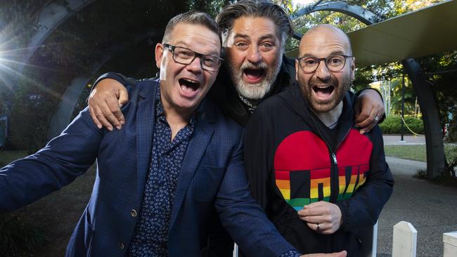 Former MasterChef Judges Gary Mehigan, Matt Preston and George Calombaris demanded a 40 per cent raise. Picture: Lachie Millard