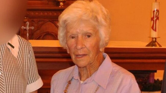 95-year-old Clare Nowland died on Wednesday night. Picture: Supplied