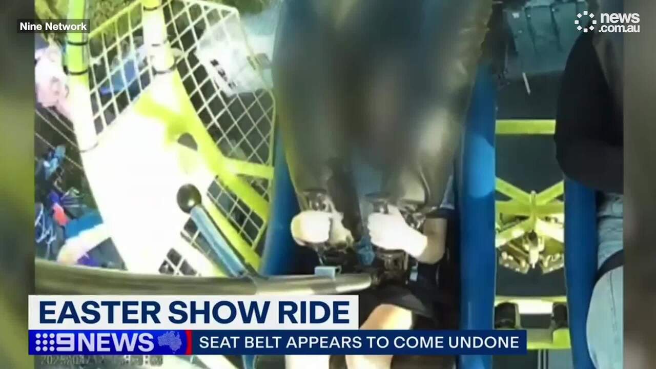 Chilling footage at Easter Show