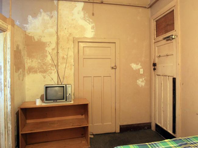 A double room that was in need of some TLC when photographed in 2013.