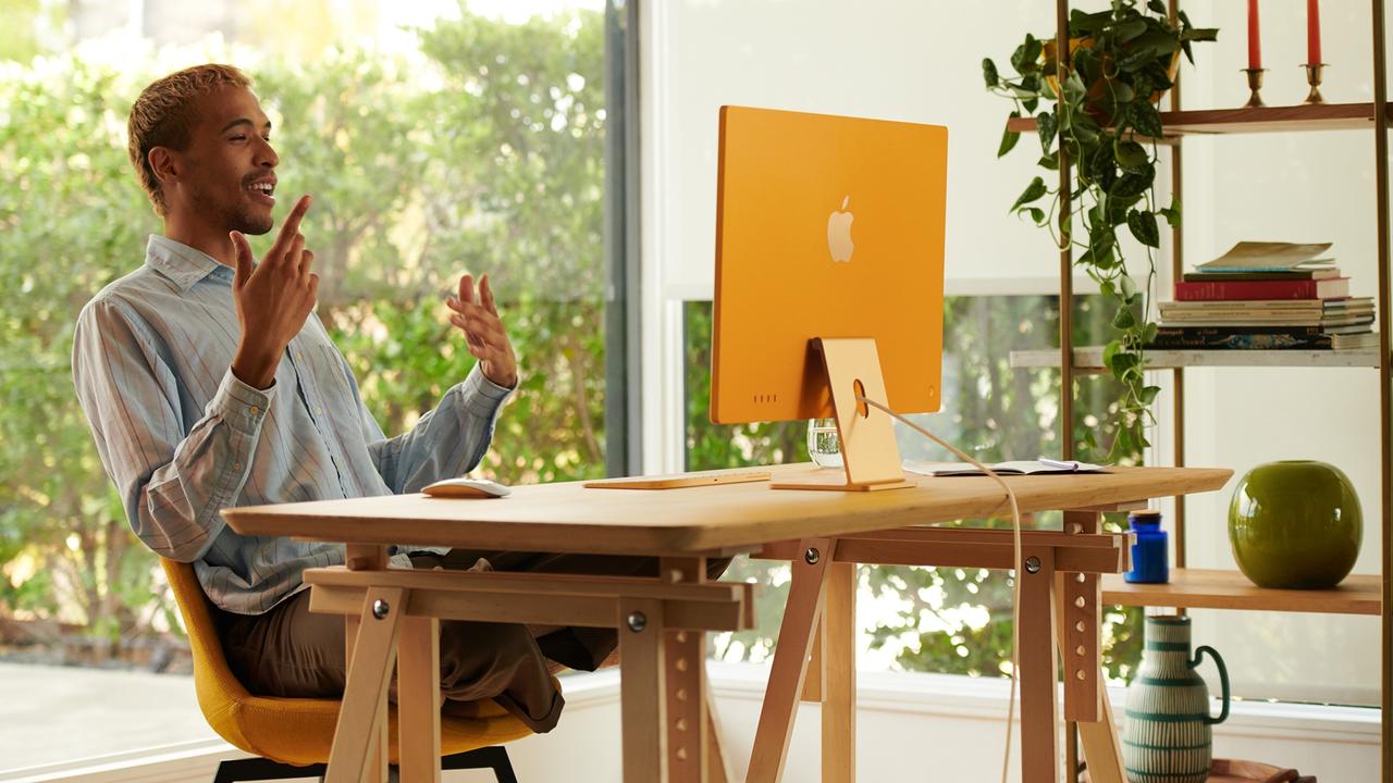 The new iMac comes in vibrant colours. Picture: Supplied