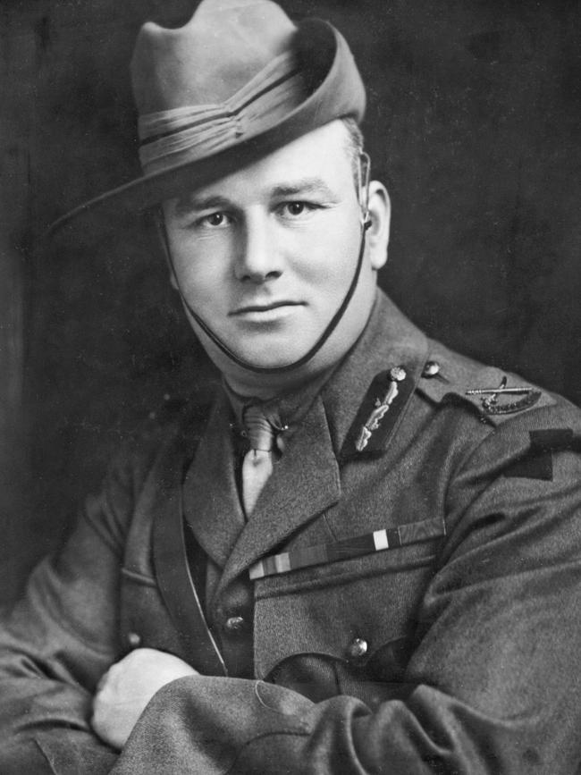 Harold ‘Pompey’ Elliott circa 1914. Picture: Australian War Memorial