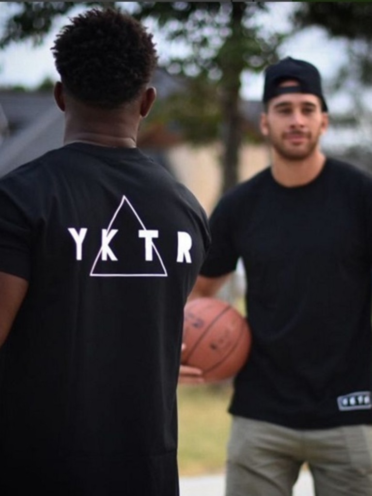 The pair run the YKTR fashion label together.