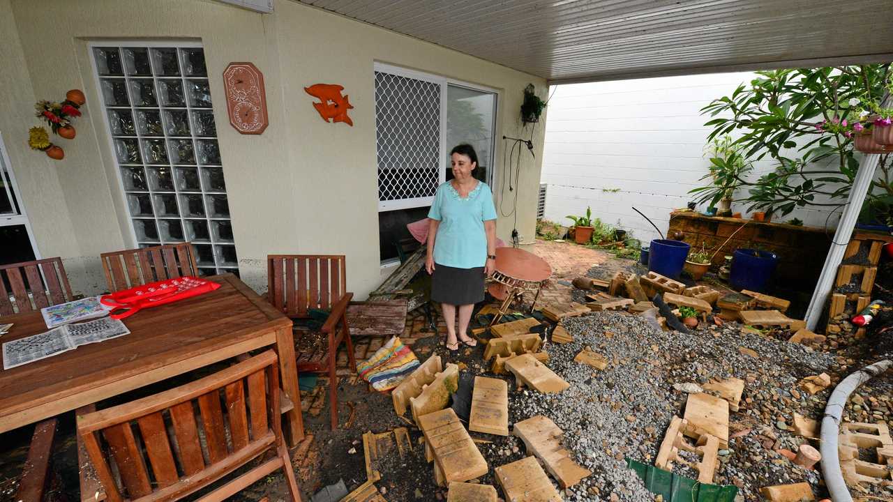 Careela Street Mooloolaba. The home of Eleanor Schulz was inundated with flood water. Picture: John McCutcheon