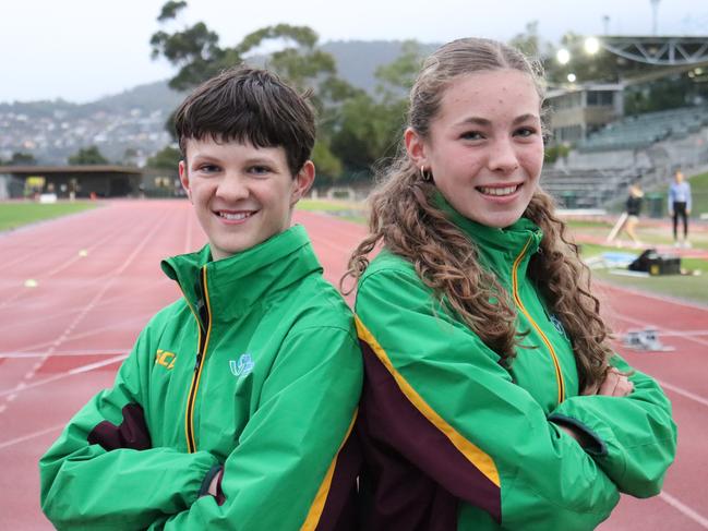 Team Captains, Maxim Otahal and Madeleine Sinquin Van Santen