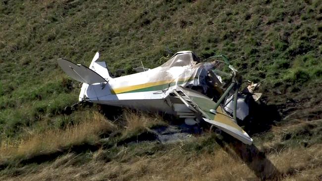 The pilot was the sole occupant of the aircraft, and is yet to be identified. Picture: ABC