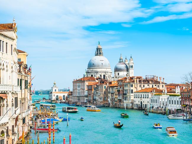 ESCAPE:  Grand Canal and Basilica Santa Maria della Salute in Venice, Italy. Famous tourist destination Picture: Istock