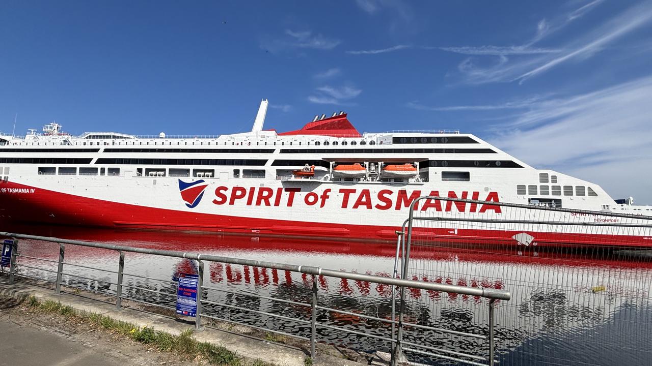 The Spirit of Tasmania docked at the Port of Leith In Edinburgh on 1st May, 2025. Picture: Sophie Elsworth