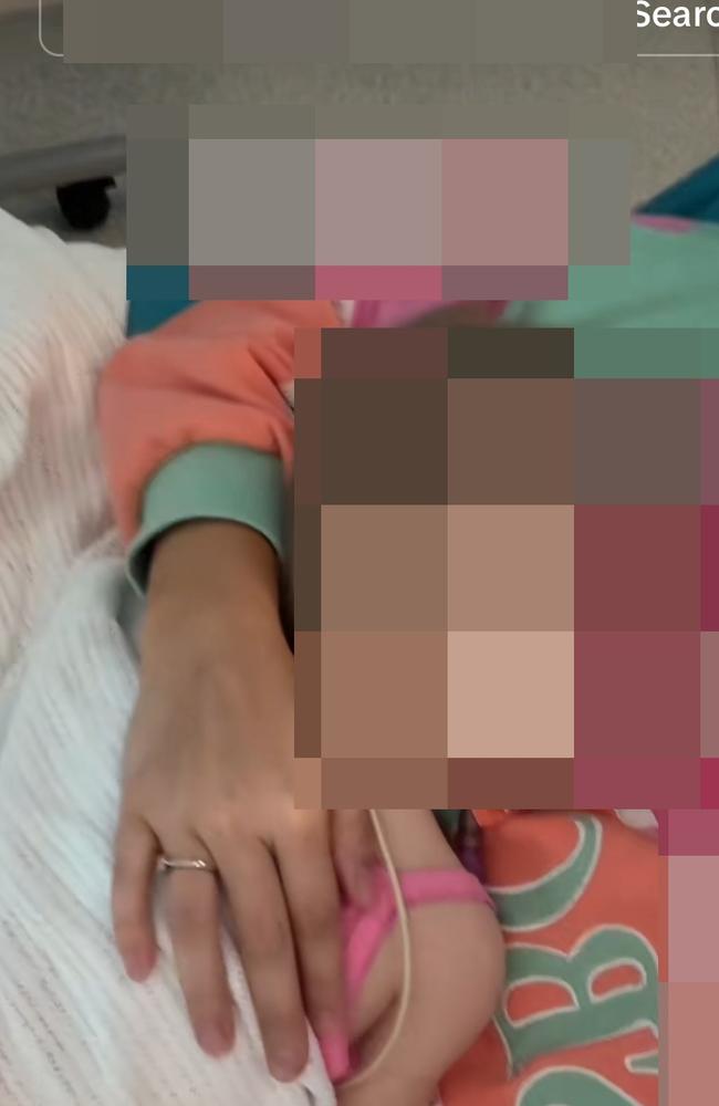 Police have confirmed the one-year-old is no longer in hospital. Picture: TikTok