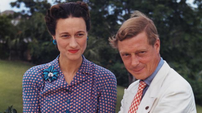 Wallis Simpson &amp; former King Edward VIII, who later became the Duke &amp; Duchess of Windsor. Picture: News Corp