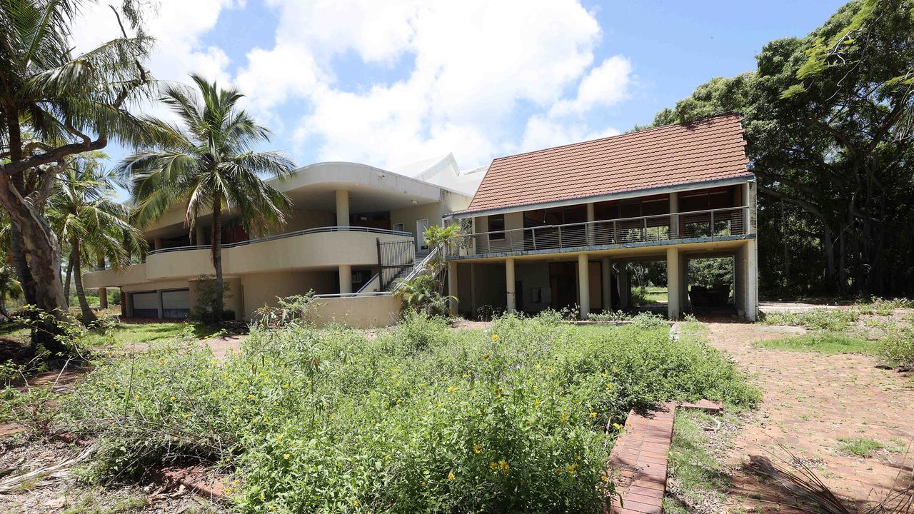 Abandoned accommodation buildings at Great Keppel Island resort.