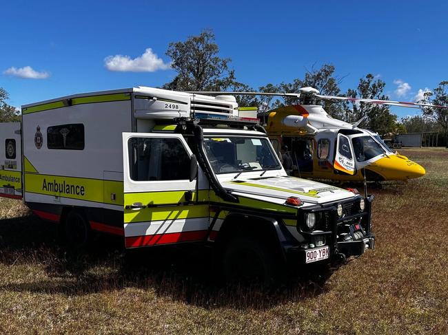 A man is lucky to be alive after a deadly altercation with a bull. Picture: Supplied