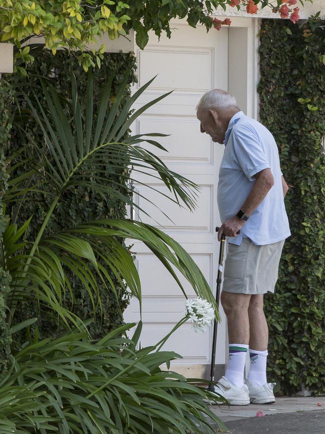 The multi-millionaire at his home in Sydney on Wednesday. Picture: Damian Shaw