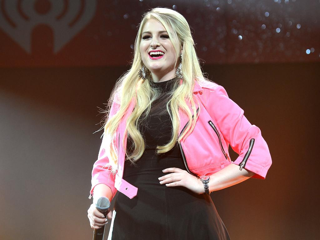 Trainor performs at the Jingle Ball pre-show in December 2014 in Miami. Picture: Larry Marano/Getty Images