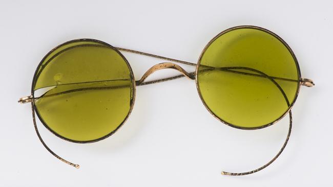 Spectacles owned by Australian foreign correspondent and Sinologist George Morrison, who walked thousands of kilometres through China at the turn of the 20th century.