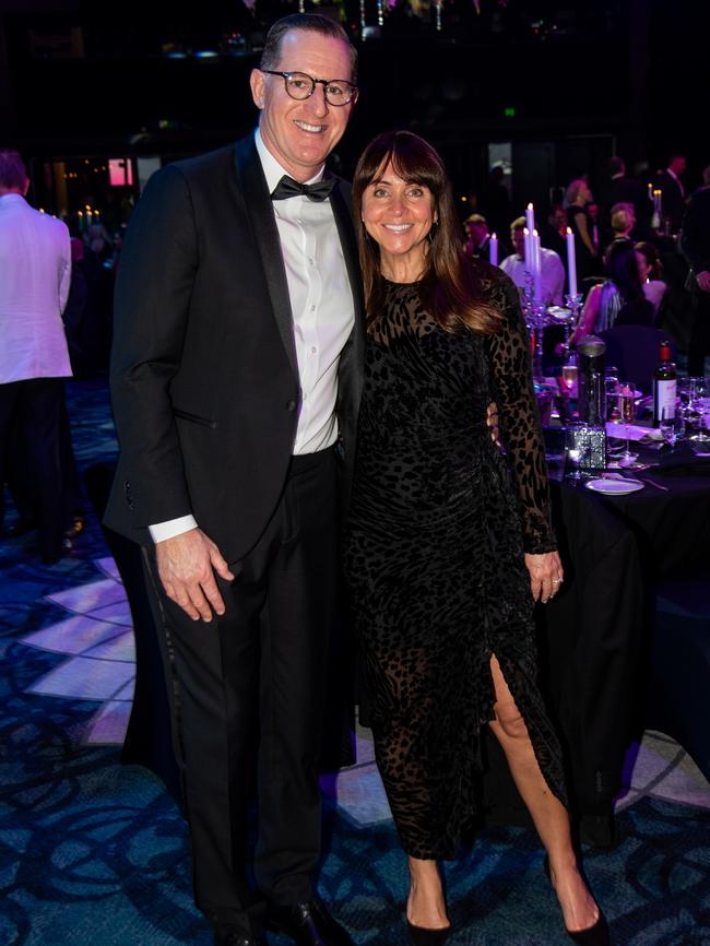Kai Buttery and Kirsty Buttery at the Perry Cross 'Everything is Possible' Ball at The Star Gold Coast. Picture: Andrew Meadowcroft