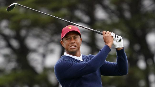 Tiger Woods is determined to lead Team USA to victory in the Presidents Cup. Picture: AAP