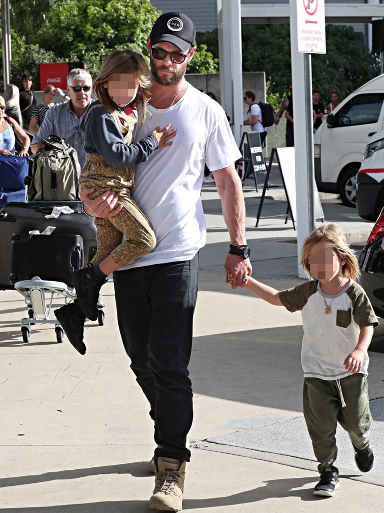 Chris Hemsworth and family return after Liam and Miley’s wedding | The ...