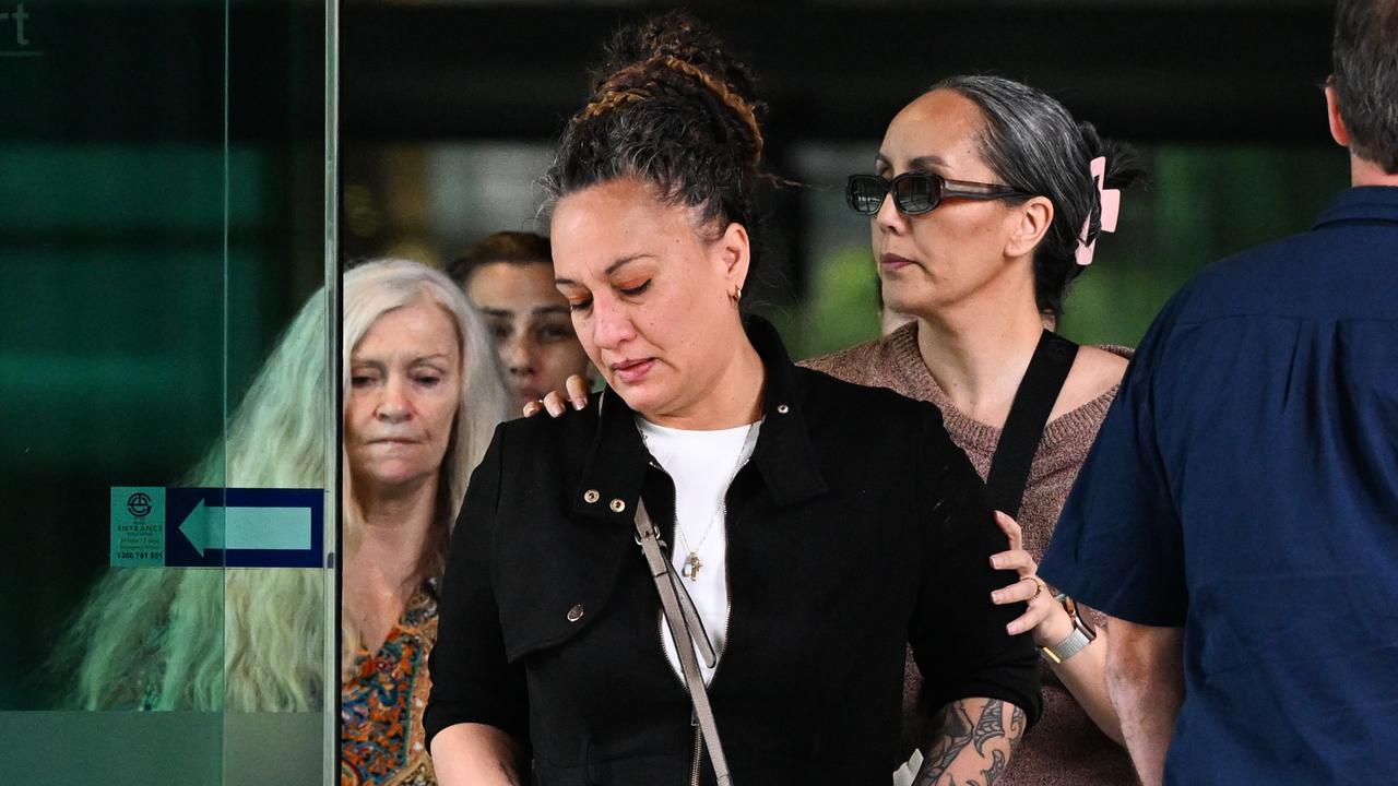 Family and supporters of bus Tia Cameron filled several seats of Brisbane Magistrates Court during Mr Selby’s court mention on Wednesday.Picture: Dan Peled / NewsWire