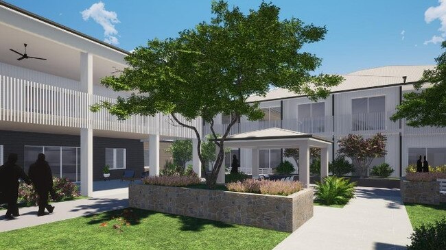 Artist impression of the CPSM Care facility at Camp Hill.