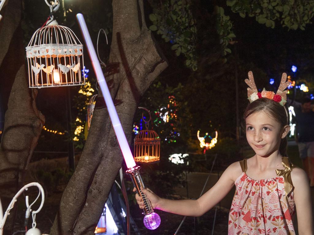 Sybella Harth. Opening of Toowoomba's Christmas Wonderland in Queens Park. Saturday, December 4, 2021. Picture: Nev Madsen.