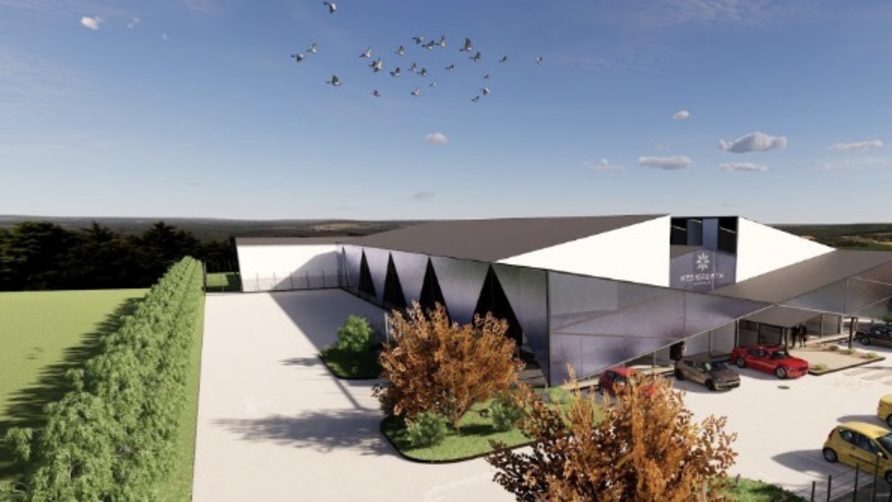 Concept images of Medigrowth's Geelong research centre.