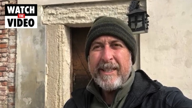 Taking cover inside an air raid bunker in Ukraine's Lviv