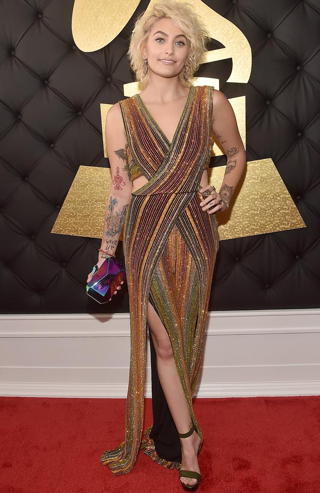 Paris Jackson looked grown up on the red carpet. Picture: Getty Images