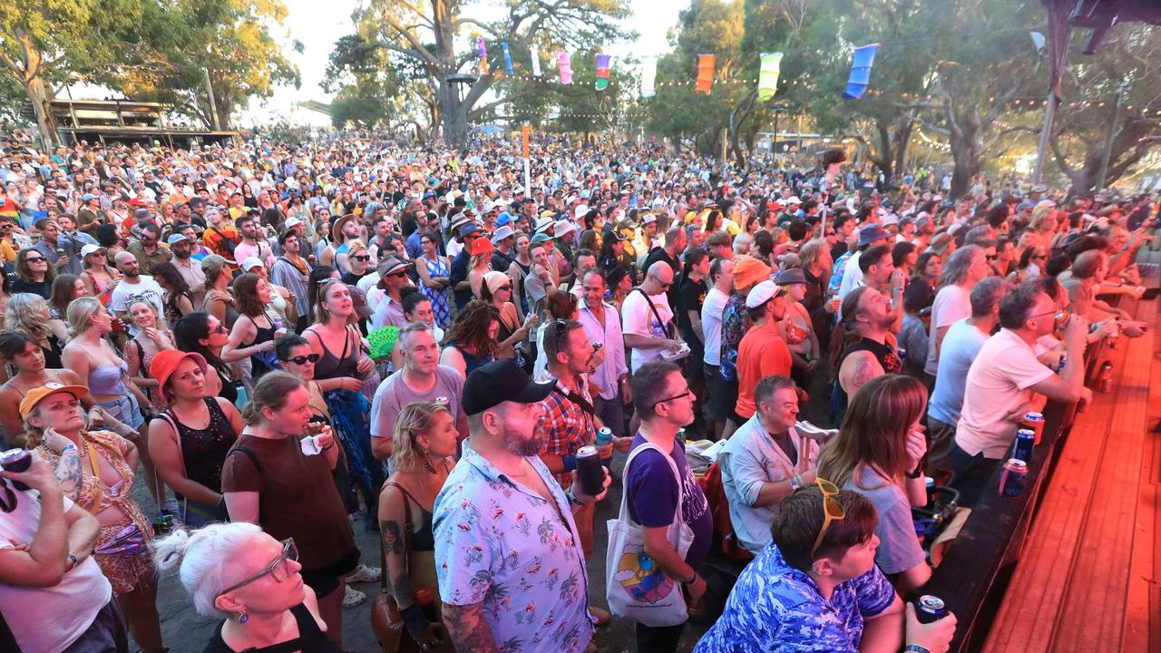 While some festivals are being cancelled and all are facing economic pressures, festivalgoers still enjoyed the Golden Plains Festival in March. Picture: Mark Wilson