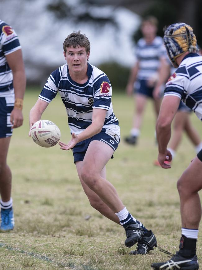 Harry Schwenke playing for St Mary's. Picture: Nev Madsen.