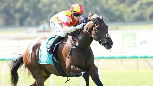 Coco Sun has a terrible draw in Saturday’s $5m Caulfield Cup. Picture: Racing Photos via Getty Images