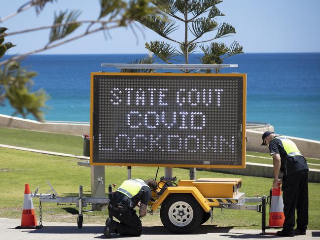 Perth was plunged into a lockdown over a single COVID-19 case. Picture: Getty Images