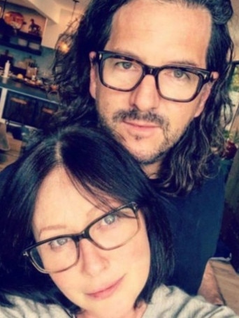 Shannen Doherty and her former husband.