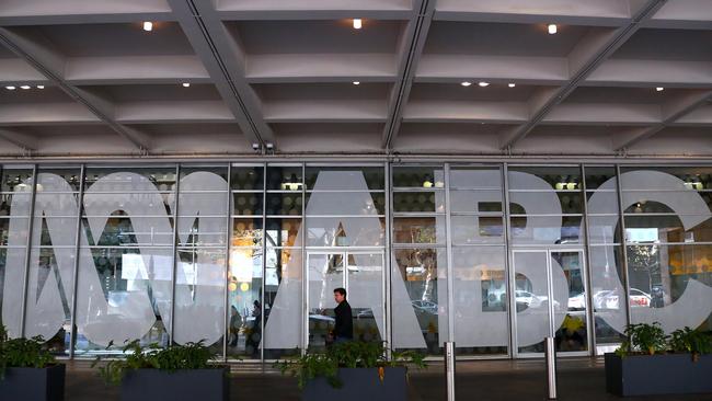 The main entrance to the ABC building at Ultimo in Sydney.