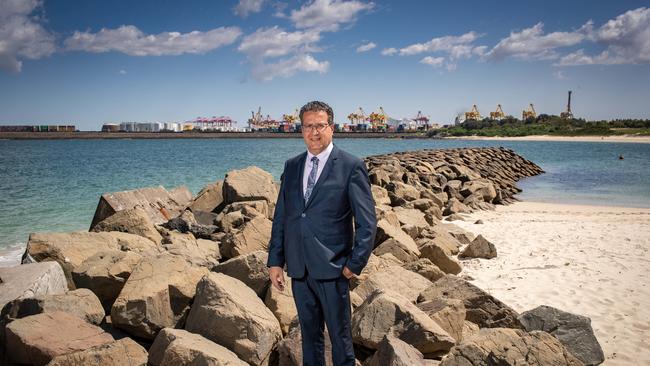 Randwick Mayor Danny Said at Yarra Bay. Picture: Julian Andrews