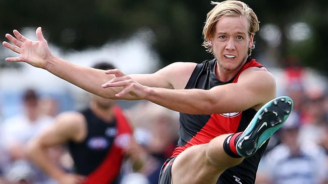 Darcy Parish has struggled at times for the Bombers. Picture: Michael Klein