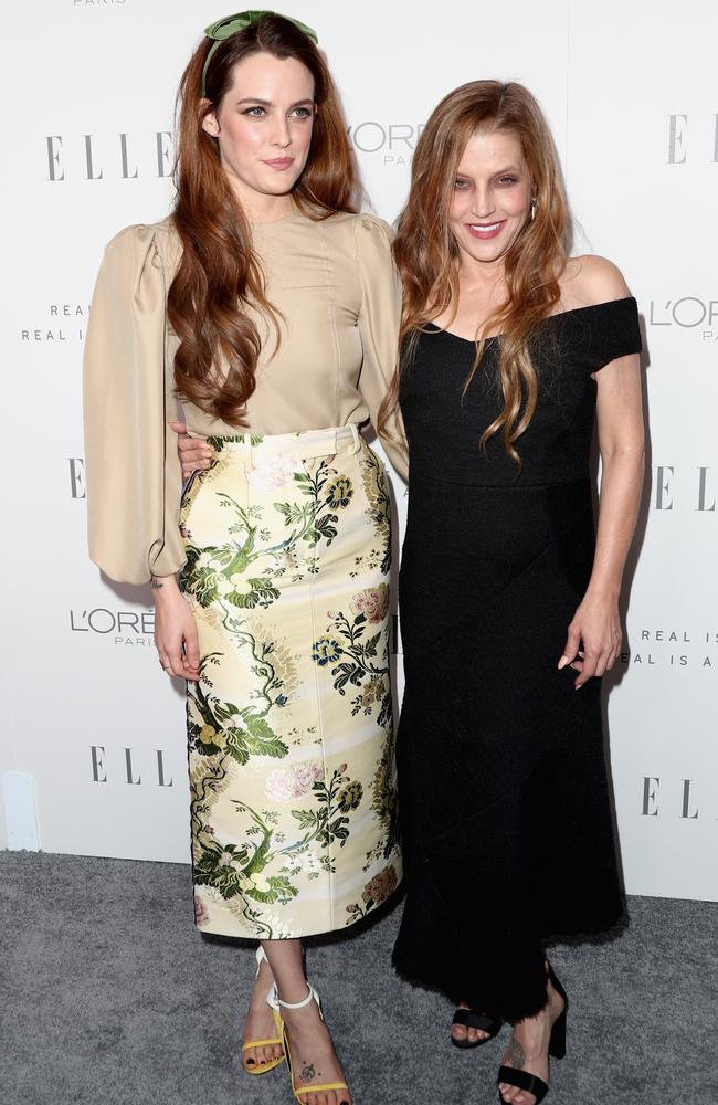 Lisa Marie Presley and her daughter, Riley. Picture: Frederick M. Brown/Getty Images