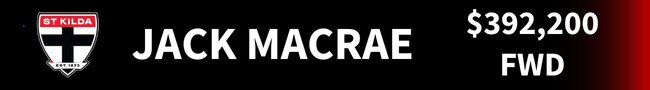 Jack Macrae has not been priced under $400k for a decade.