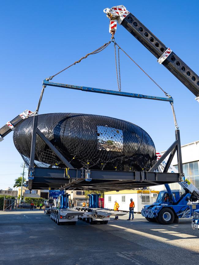 Ouroboros in transit from UAP Foundry in Brisbane to Canberra.