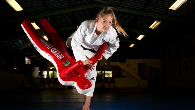 Ohori Judo Club member Chloe Rayner of Holmview will start her Rio Olympic campaign late tonight when she lines up for the Women's 48kg division — Picture: Richard Walker