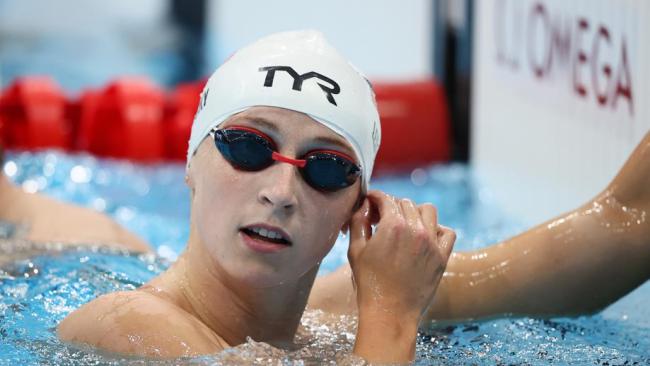 Katie Ledecky looked good in her heat win.