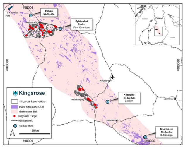 A host of majors see Finland as a prime exploration destination with a number of historic producing mines. Pic: Kingsrose