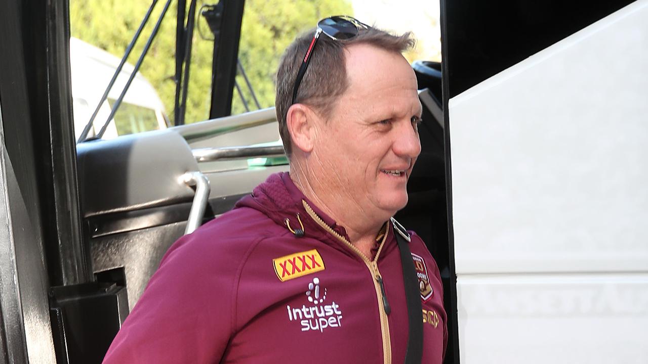 Kevin Walters arriving at Sanctuary Cove ahead of the 2018 State of Origin series. 