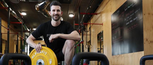 Peter Hull CEO of Fitstop says hard work and determination can get you a long way in business. Picture:AAP/Regi Varghese