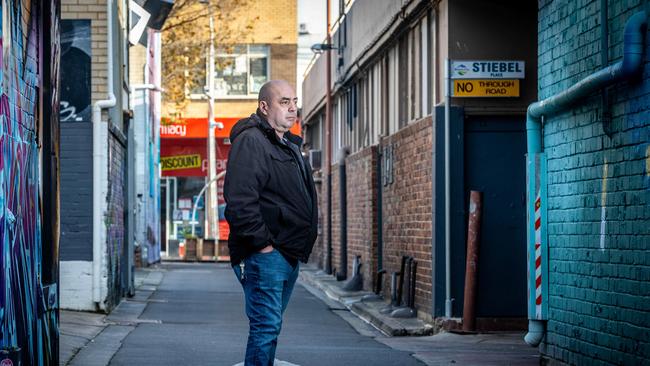 Local shop keeper Tony Cimorelli says police patrols are only part of the solution. Picture: Jake Nowakowski