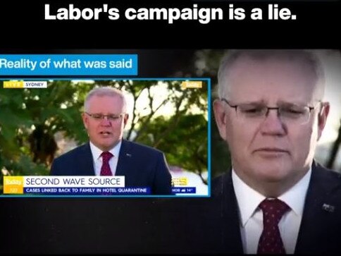 The Liberal Party has accused Labor of lying in a new advertisement.